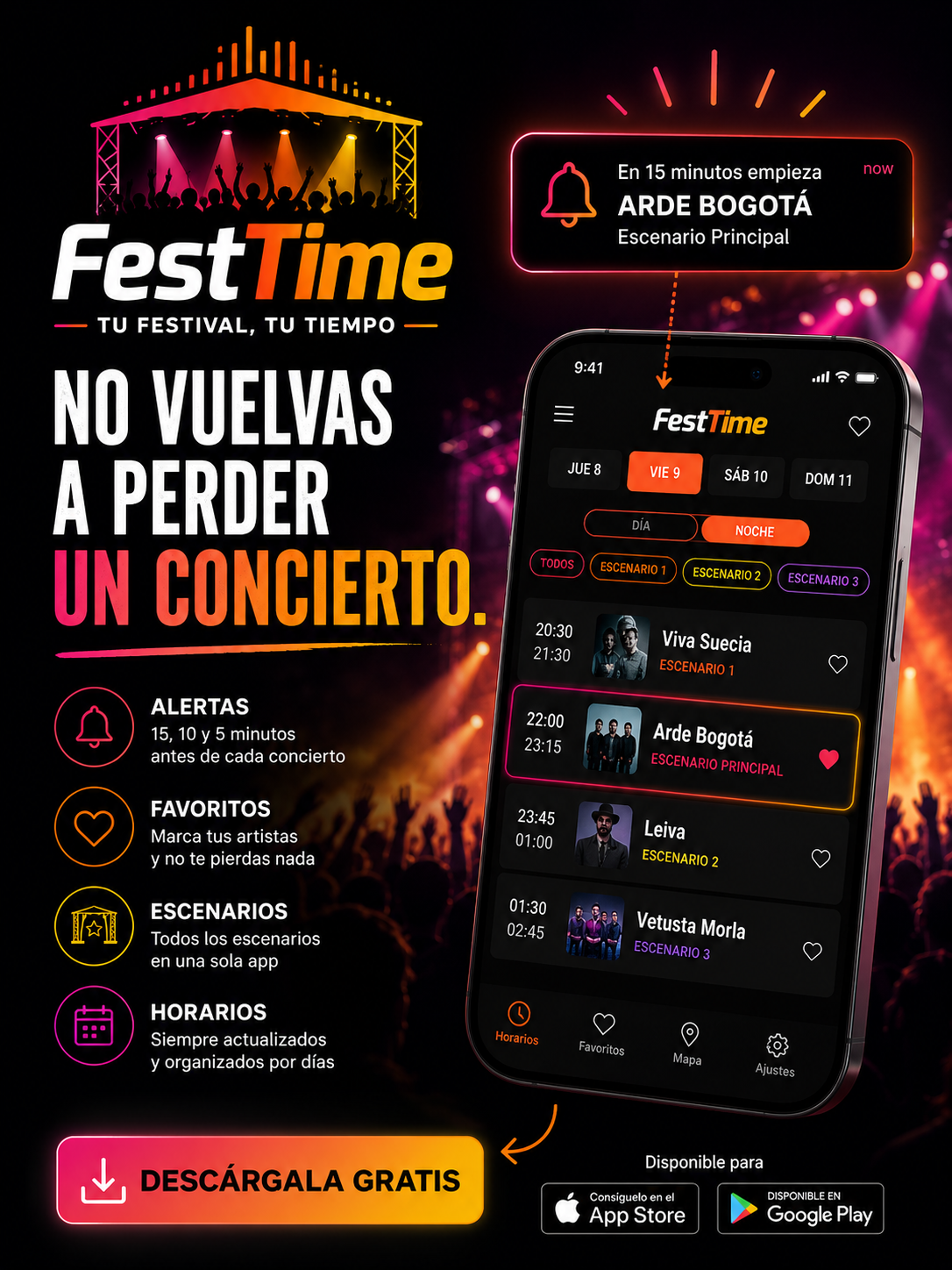 FestTime Pantalla 2